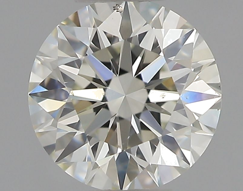0.9 carat K-SI1 Excellent cut Natūralus Round Deimantas (1)