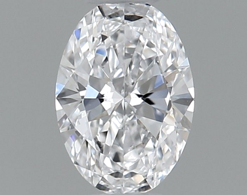 0.32 carat D-VVS2 Natūralus Oval Deimantas (1)