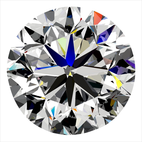 0.3 carat I-VS1 GD cut Natūralus Round Deimantas (1)