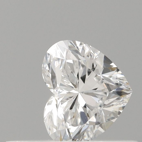 0.3 carat D-VVS2 Natūralus Heart Deimantas (1)