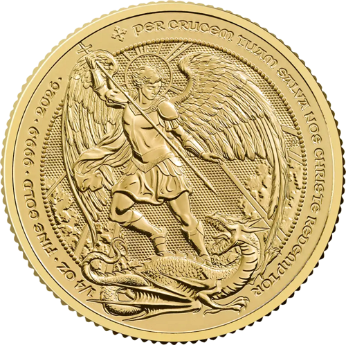 2026 Lielbritānija The Angel 1/4 unces zelta monēta (1)