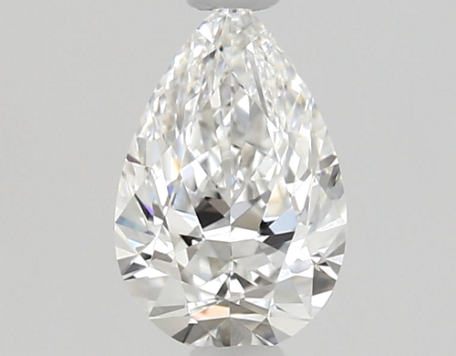 0.5 carat E-VVS2 Natūralus Pear Deimantas (1)
