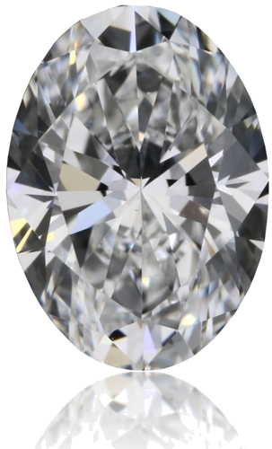 0.6 carat E-VS1 Natūralus Oval Deimantas (1)