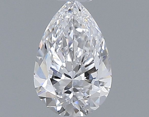 0.3 carat D-VVS1 Natūralus Pear Deimantas (1)