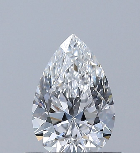0.5 carat E-VVS1 Natūralus Pear Deimantas (1)