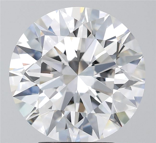 4.13 carat F-VVS2 Excellent cut Natūralus Round Deimantas (1)