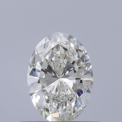 0.5 carat G-SI1 Natūralus Oval Deimantas (1)