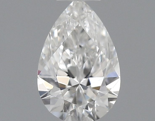 0.24 carat F-VVS2 Natūralus Pear Deimantas (1)