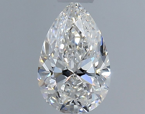 0.4 carat E-VVS1 Natūralus Pear Deimantas (1)