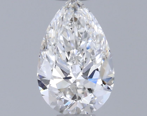 0.42 carat E-SI2 Natūralus Pear Deimantas (1)