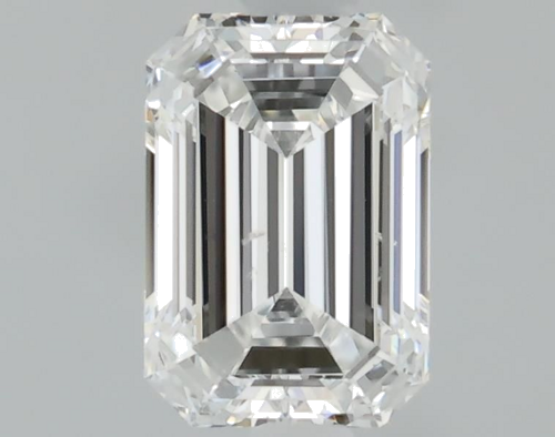 0.43 carat F-SI1 Natūralus Emerald Deimantas (1)