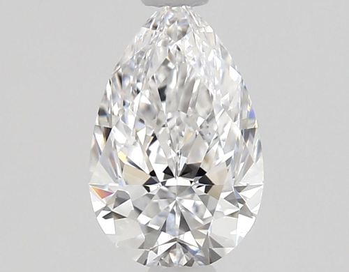 0.57 carat D-VVS1 Natūralus Pear Deimantas (1)