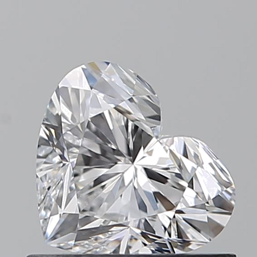 0.7 carat D-VS1 Natūralus Heart Deimantas (1)