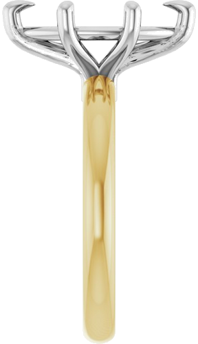 Sužadėtuvių Žiedas „Claw-Prong“ 14k yellow/white gold Marquise 13mm x 6.5mm (4)