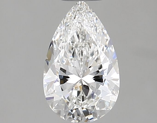0.5 carat G-VVS1 Natūralus Pear Deimantas (1)