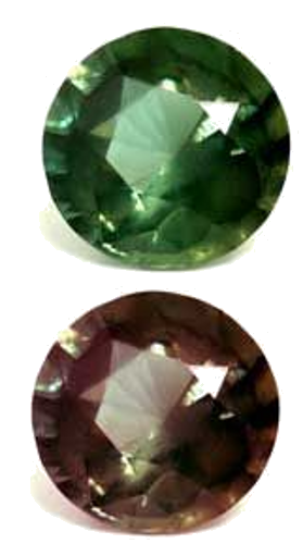 0.64 carat GREEN Round Alexandrite (1)