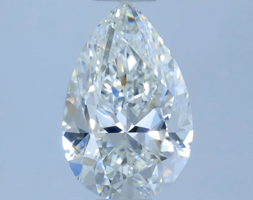 0.5 carat H-VVS1 Natūralus Pear Deimantas (1)