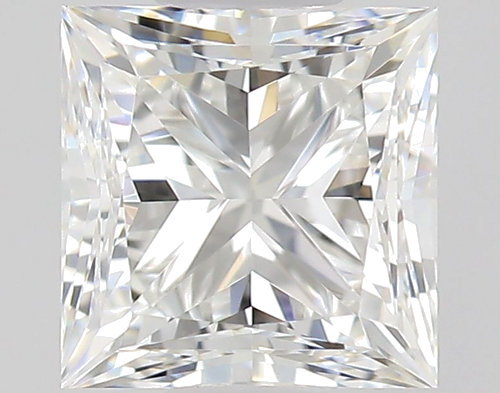 0.5 carat H-VVS2 Natūralus Princess Deimantas (1)