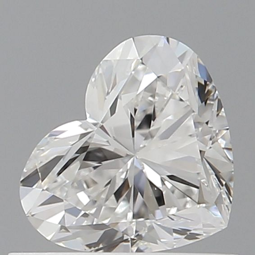 0.62 carat E-VVS2 Natūralus Heart Deimantas (1)