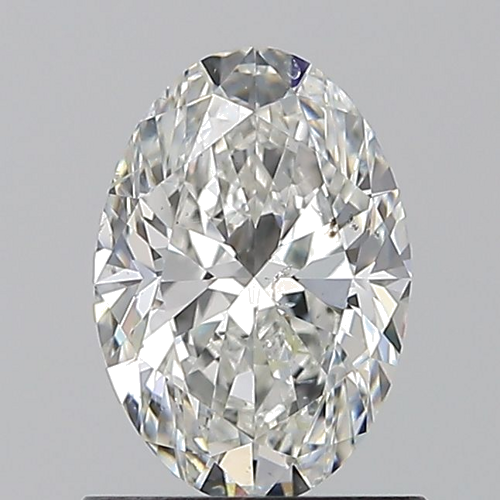 1.01 carat F-SI2 Natūralus Oval Deimantas (1)