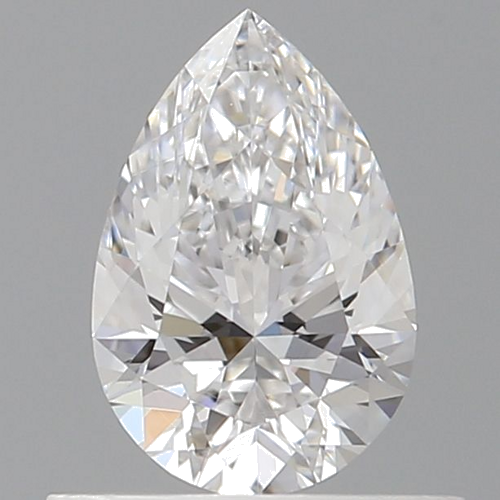 0.54 carat D-VS1 Natūralus Pear Deimantas (1)