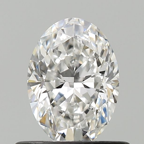 0.6 carat E-SI1 Natūralus Oval Deimantas (1)
