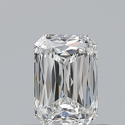 0.59 carat F-VVS2 Natūralus Radiant Deimantas (1)