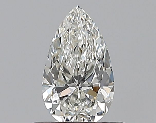 0.5 carat G-VVS1 Natūralus Pear Deimantas (1)
