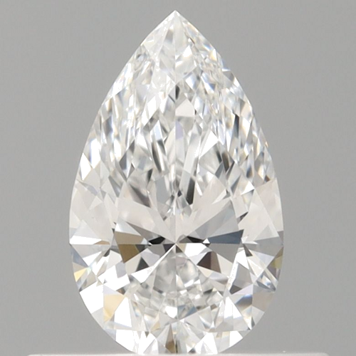 0.43 carat E-VVS1 Natūralus Pear Deimantas (1)