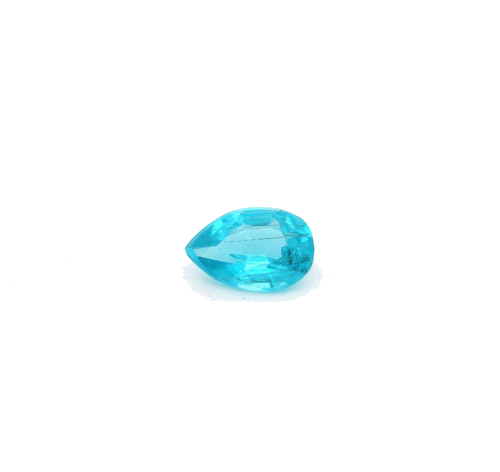 0.4 carat BLUE Pear Apatite (1)