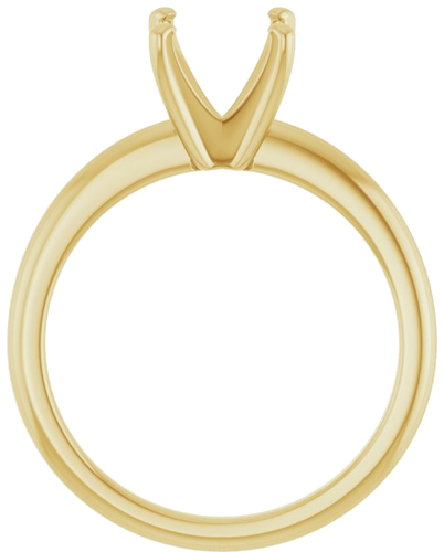 Sužadėtuvių Žiedas „Solitaire“ 585 Geltonojo Aukso Cushion 7mm (2)