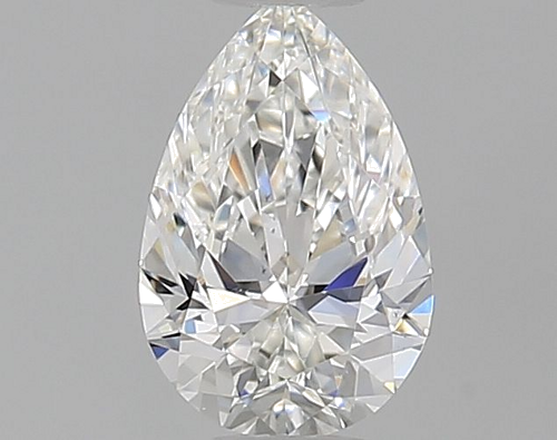 0.3 carat G-VS2 Natūralus Pear Deimantas (1)