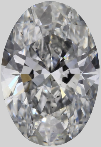 0.38 carat F-SI1 Natūralus Oval Deimantas (1)