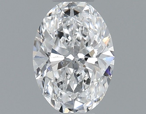 0.4 carat D-SI2 Natūralus Oval Deimantas (1)