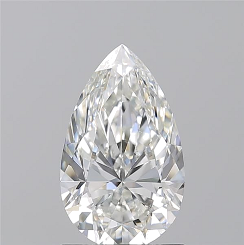 1.21 carat G-VS2 Natūralus Pear Deimantas (1)