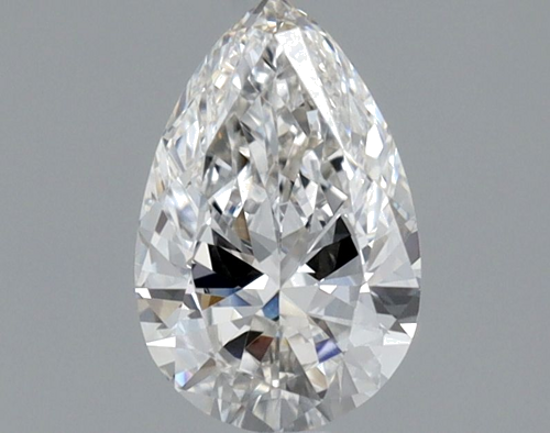 0.5 carat E-VVS2 Natūralus Pear Deimantas (1)