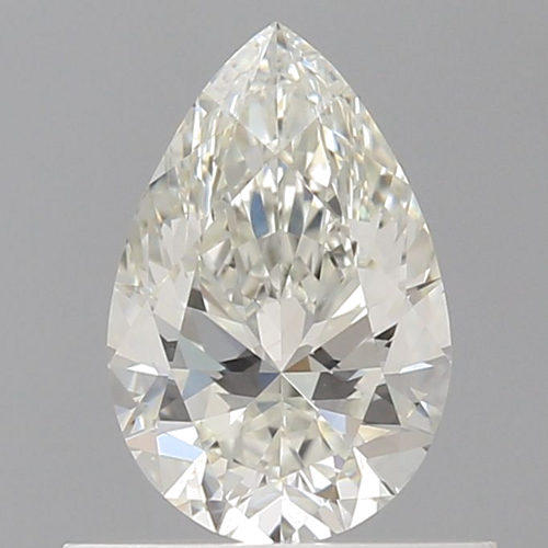 0.6 carat J-VVS1 Natūralus Pear Deimantas (1)