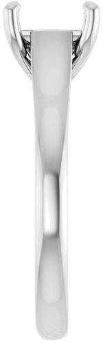 Sužadėtuvių Žiedas „Solitaire“ 585 Baltojo Aukso Square 6mm (4)