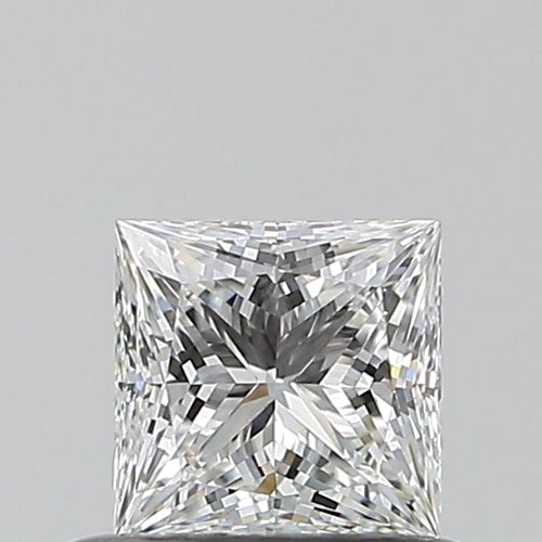 0.5 carat E-VVS2 Natūralus Princess Deimantas (1)