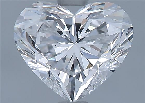 1.7 carat D-VS2 Natūralus Heart Deimantas (1)