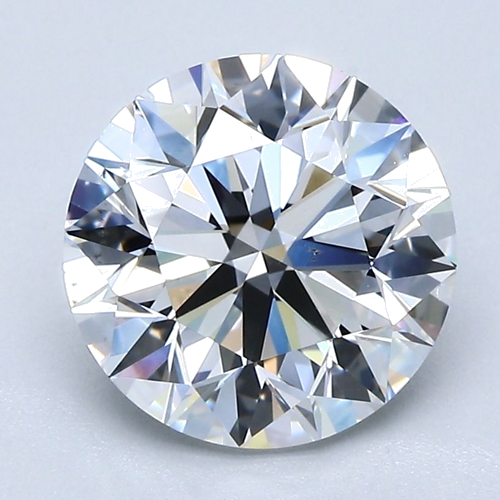 2.81 carat D-VS2 Excellent cut Natūralus Round Deimantas (1)