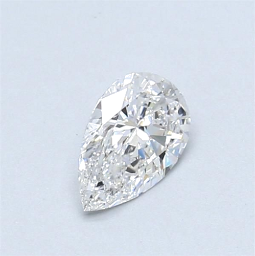 0.42 carat E-IF Natūralus Pear Deimantas (1)