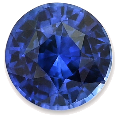 0.54 carat BLUE Round Safyras (1)