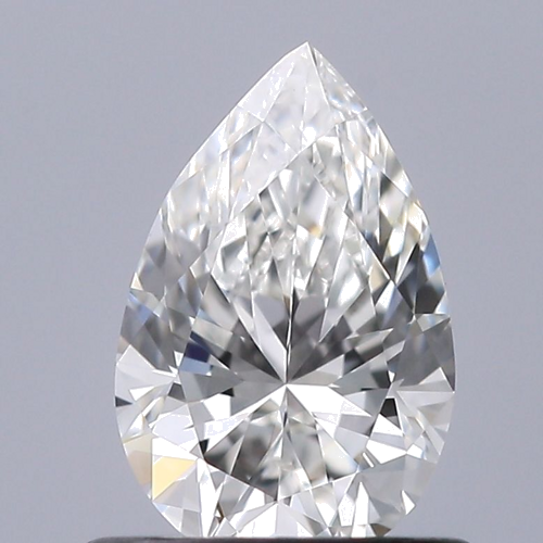 0.61 carat H-VVS1 Natūralus Pear Deimantas (1)