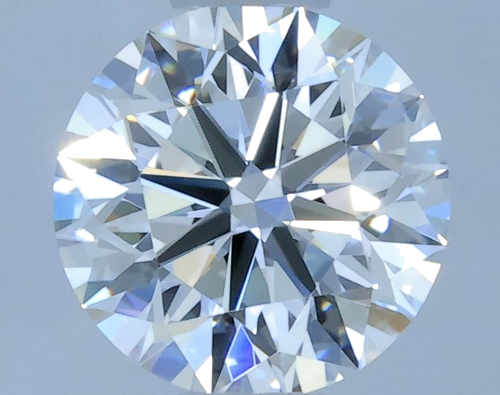 0.44 carat F-VVS1 Excellent cut Natūralus Round Deimantas (1)