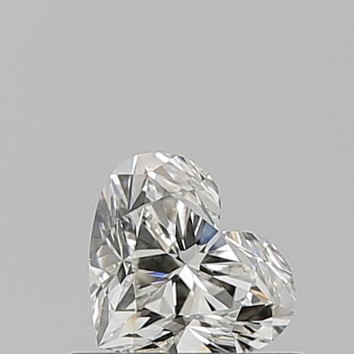 0.51 carat J-VVS1 Natūralus Heart Deimantas (1)