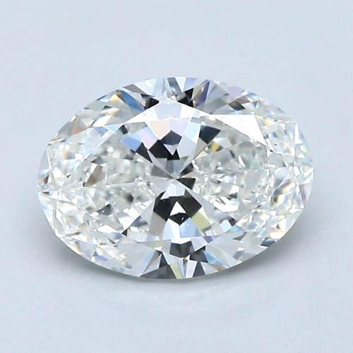 1.7 carat G-VS2 Natūralus Oval Deimantas (1)