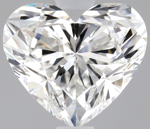 0.9 carat G-VVS1 Natūralus Heart Deimantas (1)