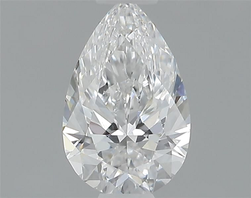 0.3 carat D-VVS2 Natūralus Pear Deimantas (1)