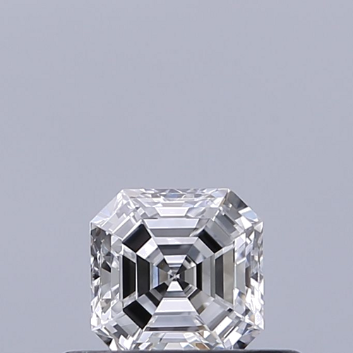 0.33 carat D-IF Natūralus Asscher Deimantas (1)